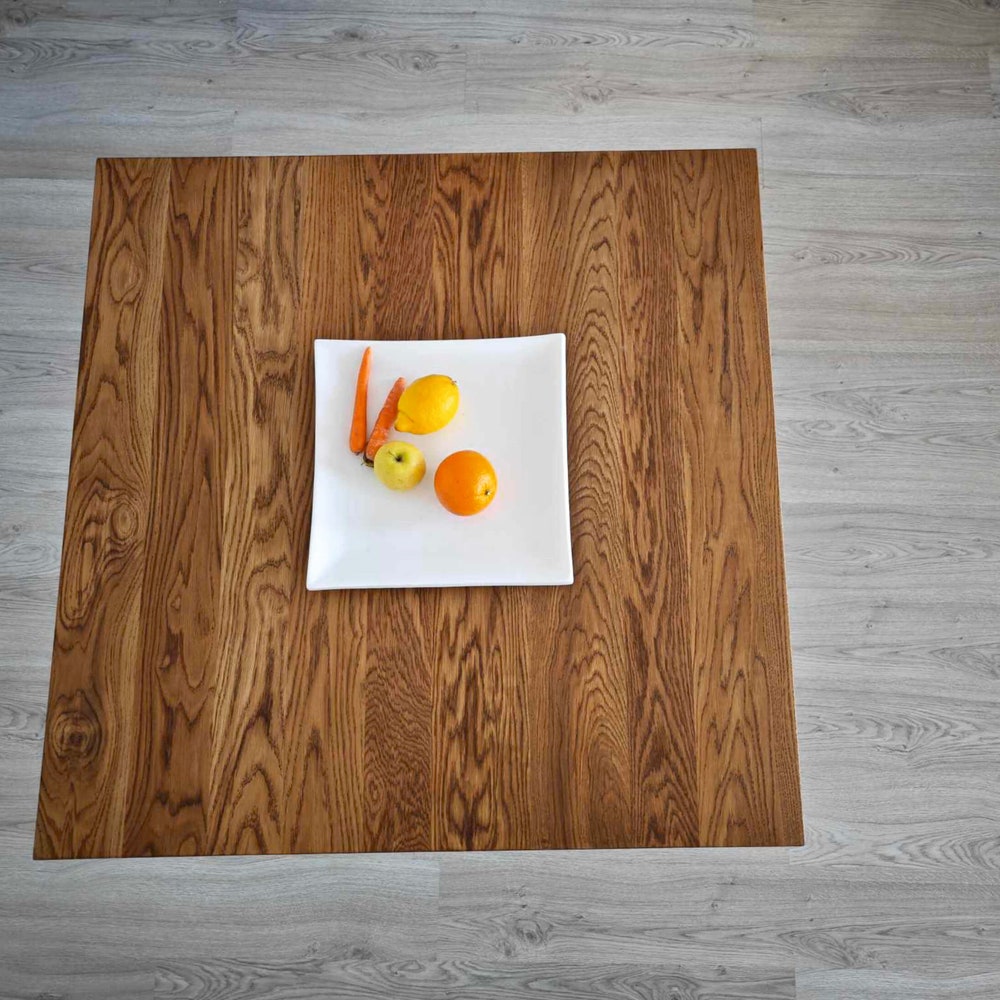 Solid Oak Square Table, Ref. 01380 - Image 5