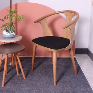 Danish Wishbone Style Chair - Dining Chair - Wooden Legs - Wishbone Chair - Living Room Chair