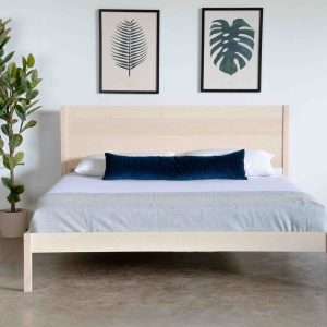 Solid Wood Platform Bed In Maple / Storage Optional Platform Bed / Modern Simple Platform Bed / Etsy Loves These Long Illogical Titles