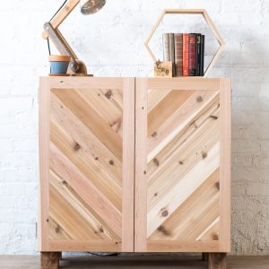 The Pa's Cupboard - Storage Cabinet - Solid Wood - Handmade in USA