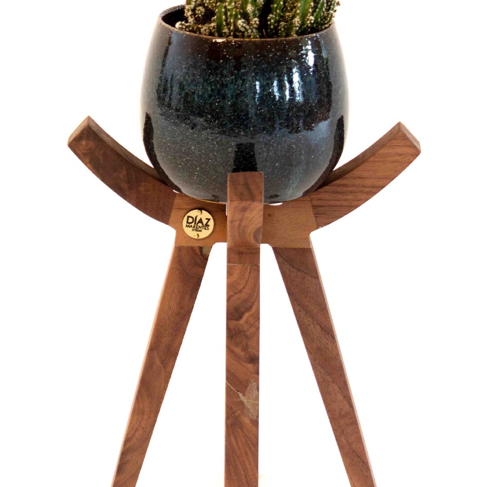 Wood Plant Stand Indoor Plant Stand Wooden Plant Stand Plant Pot Stand Modern Planter Pot Farmhouse Decor Garden Decor Wedding Gifts Shelf - Image 11