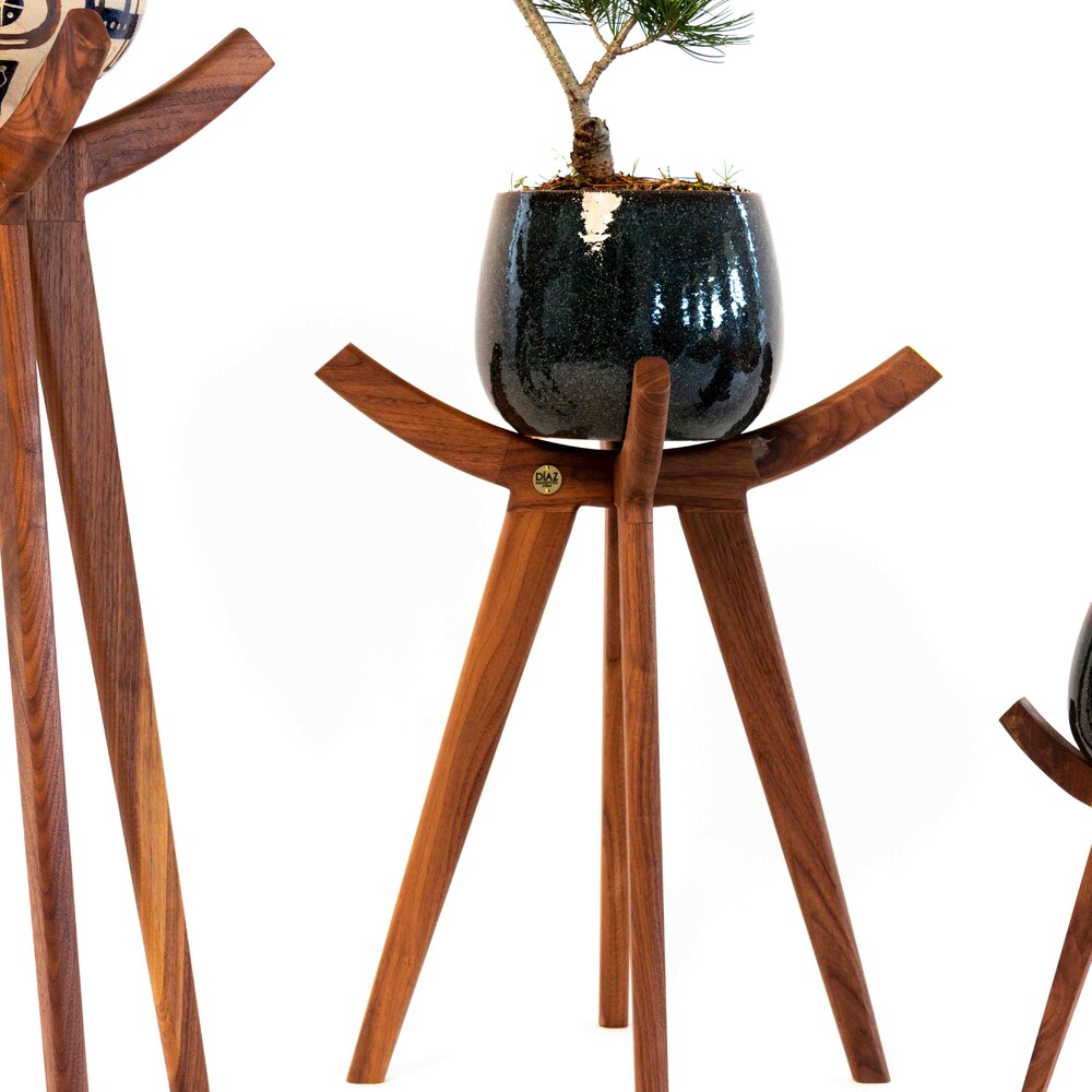 Wooden Plant Holder Tall Plant Stand Indoor Plant Stand Air Plant Stand Planter Stand Office Decor Garden Decor Farmhouse Decor Teacher Gift - Image 7