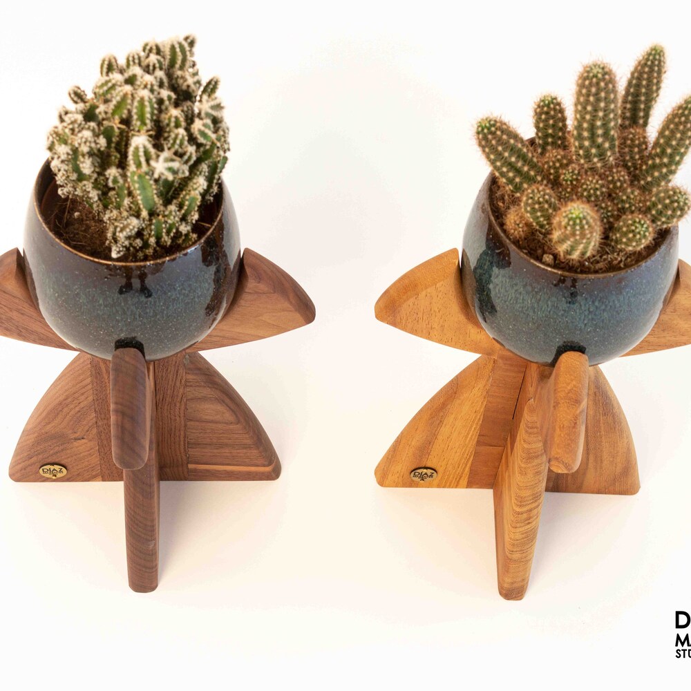 Wooden Plant stand Plant Stand Indoor Planter Stand Tiered Plant Stand Mom Gift Office Decor Gifts For Her Plant Lover Gift Wedding Gifts - Image 3