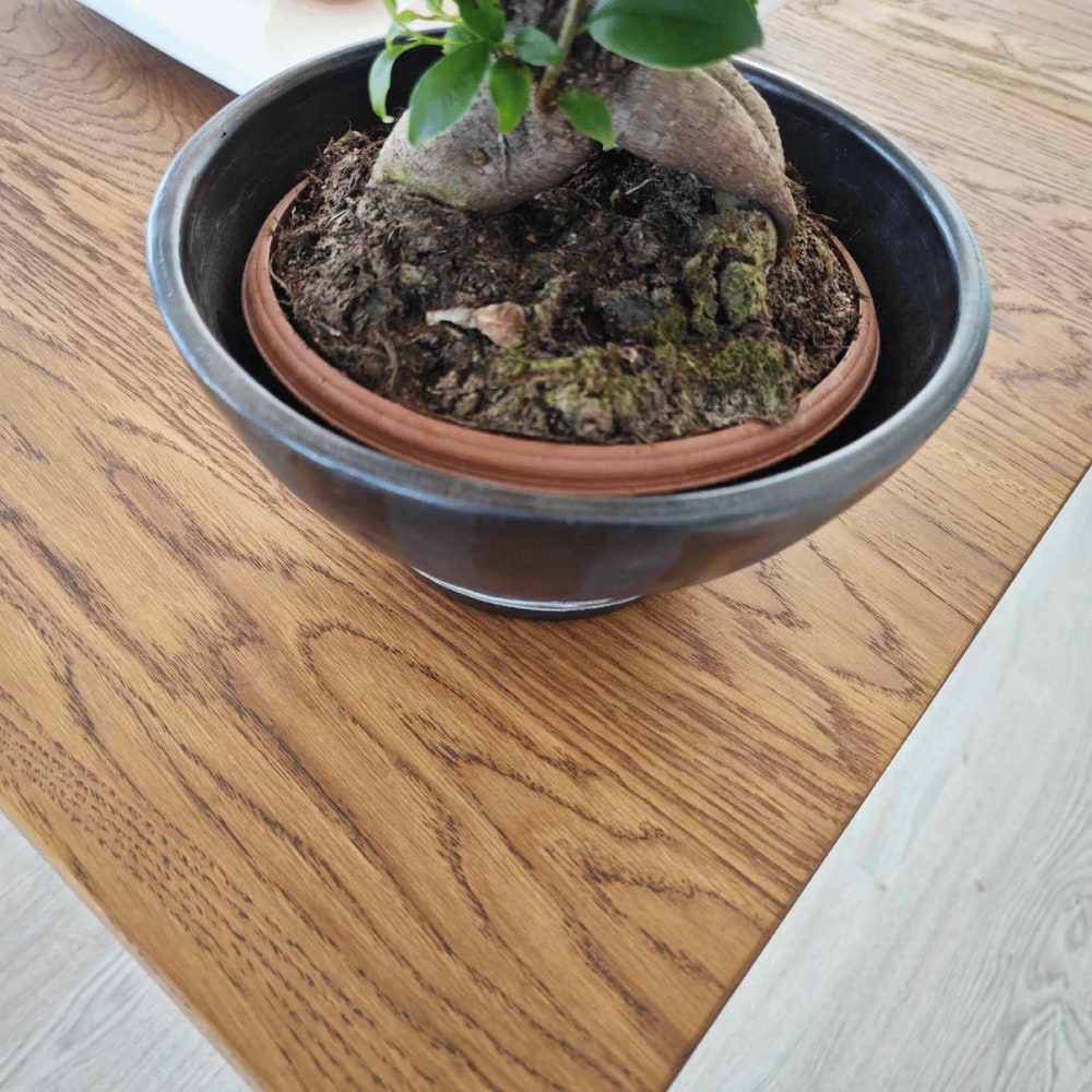 Solid Oak Square Table, Ref. 01380 - Image 4