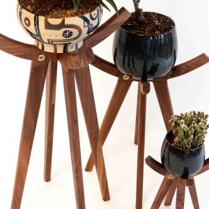 Wood Plant Stand Indoor Plant Stand Wooden Plant Stand Plant Pot Stand Modern Planter Pot Farmhouse Decor Garden Decor Wedding Gifts Shelf