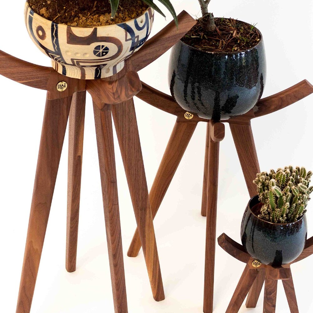 Wood Plant Stand Indoor Plant Stand Wooden Plant Stand Plant Pot Stand Modern Planter Pot Farmhouse Decor Garden Decor Wedding Gifts Shelf