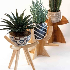 Plant pot stand Plant lover gifts Mid century plant stand Air plant display Wedding gifts house Plants Cactus planter Ceramic pot holder