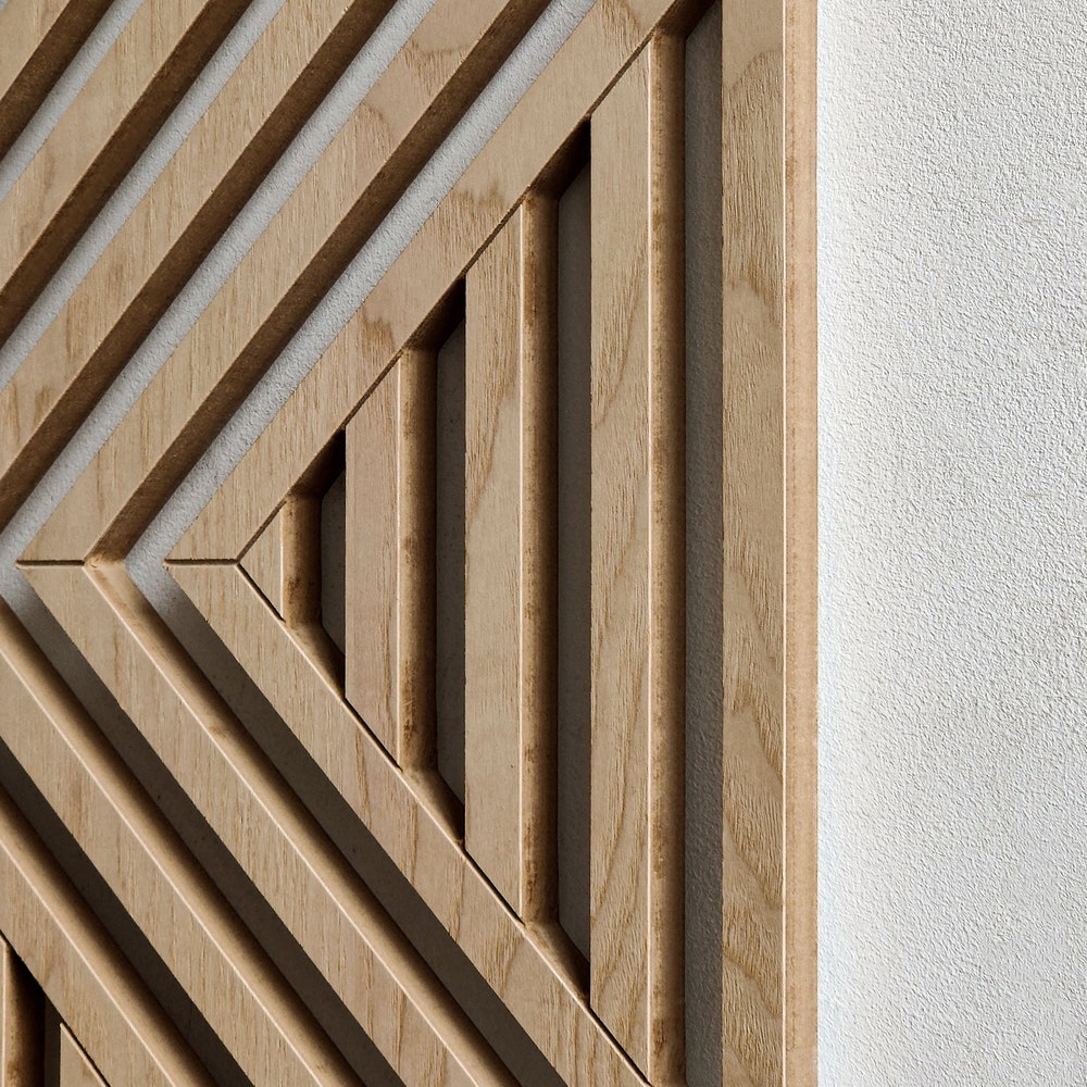 Wood Wall Art Set | Geometric Decor | Modern Wood Wall Art | Wall Wooden Art | Minimalist wall art | Living Room Decor | Abstract wall art - Image 3