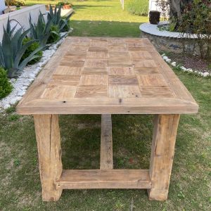 Rustic Dining Table Reclaimed Wood, Rustic Farmhouse Dining Table Handmade Furniture, Wood Farmhouse Table Furniture