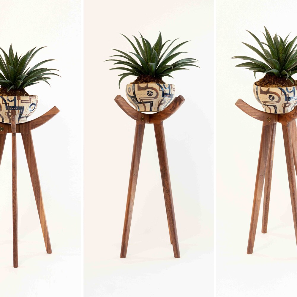 Wedding Gift Wood Plant Stand Office Decor Tall Plant Stand Garden Ornament Plant Stand Indoor Succulent Planter Raised Garden Bed Garden