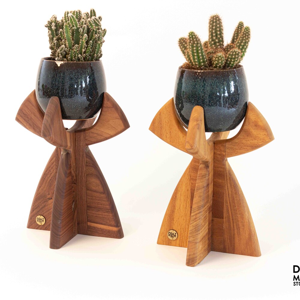 Wooden Plant stand Plant Stand Indoor Planter Stand Tiered Plant Stand Mom Gift Office Decor Gifts For Her Plant Lover Gift Wedding Gifts - Image 7