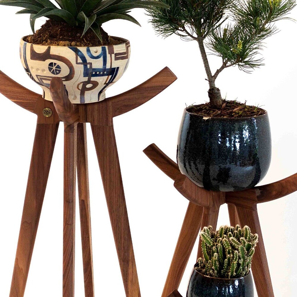 Wood Plant Stand Indoor Plant Stand Wooden Plant Stand Plant Pot Stand Modern Planter Pot Farmhouse Decor Garden Decor Wedding Gifts Shelf - Image 7