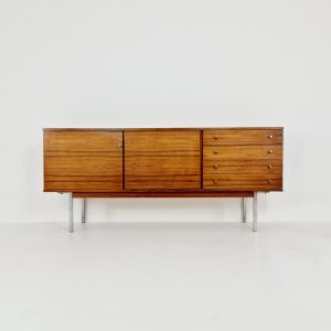 Rare Mid Century Modern German rosewood sideboard by Friedrich Landwehr, 1950s