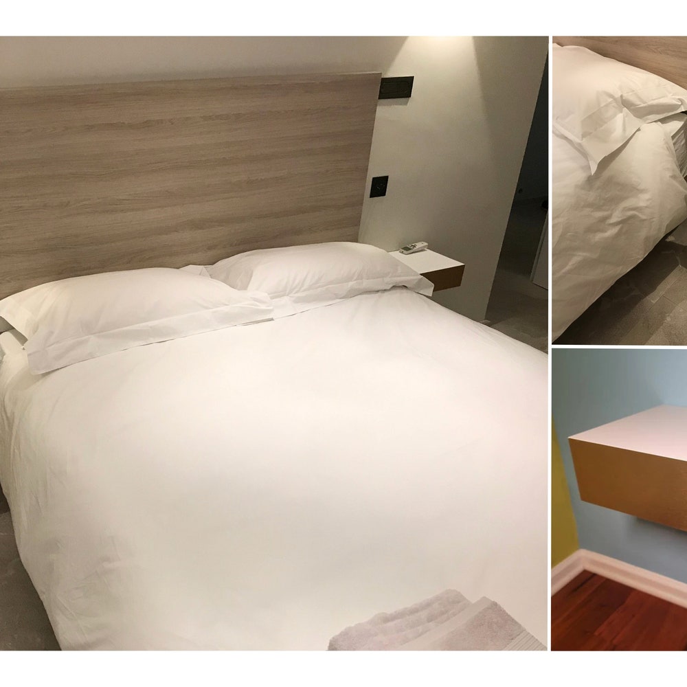 Floating nightstand with COPPER drawer - Image 4