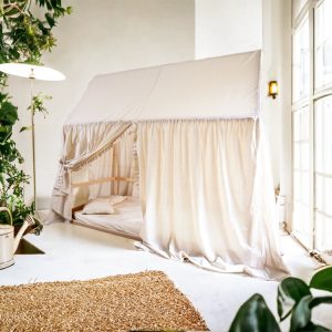 Montessori Floor Bed Canopy Toddler Bed Frame Floor Bed Frame Canopy  Toddler Bed with Cover Toddler Bed Frame Montessori Kids Bed Twin Full