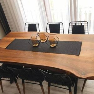 American Black Walnut Table, Live Edge Table, Walnut Table, Custom Table, Dinning Room Table, Garden Table, Kitchen Table, office table