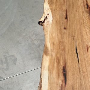 Live Edge Hickory Dining Table | Slab Table | Rustic Modern Table | Hardwood Table
