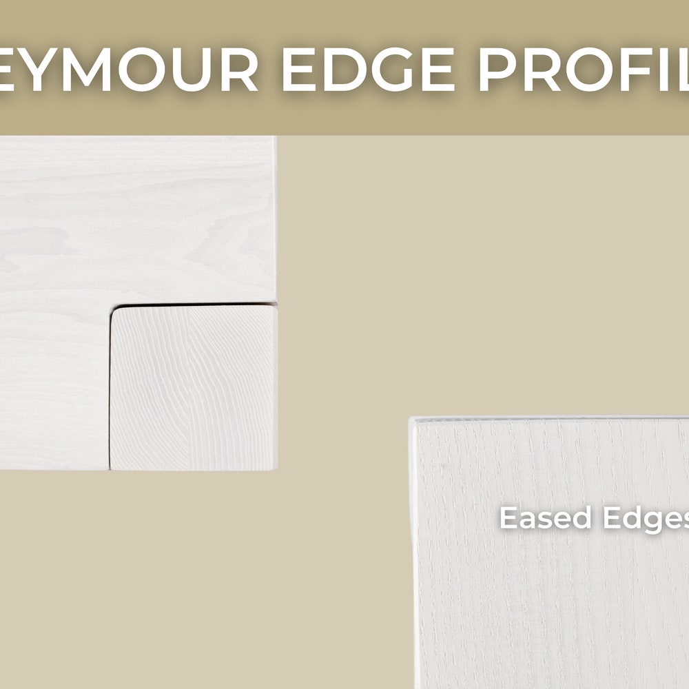 White Oak Dining Table, Modern Oak Parsons Table With White Finish, Exposed Leg Parson Table, 6 Foot White Oak Table, Table for 6 People - Image 6