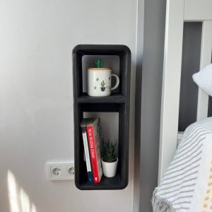 Floating Nightstand,narrow nightstand,Wall bedside table,Free shipping