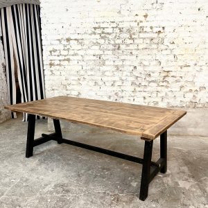Reclaimed wood table WALTER