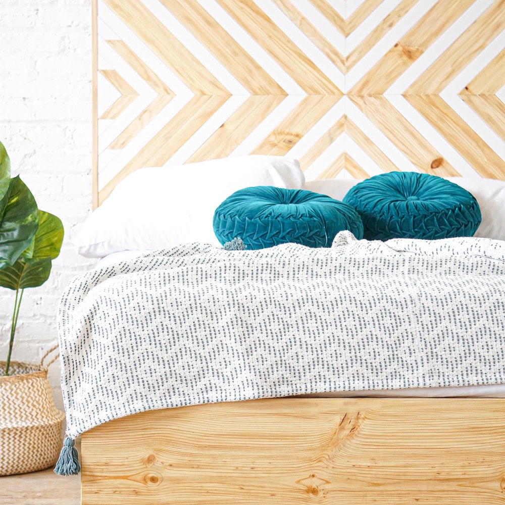 The Big Valley Headboard - Original Wall Art - Farmhouse Bed Board - Organic - Handmade in USA - Image 2