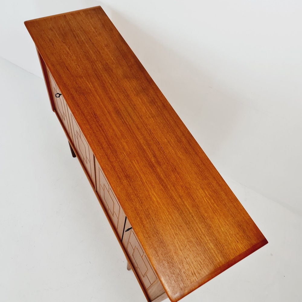 Mid-Century Modern Norwegian highboard, Sideboard for Sörheim MöbelFabrik Nesttun, 1960s - Image 10