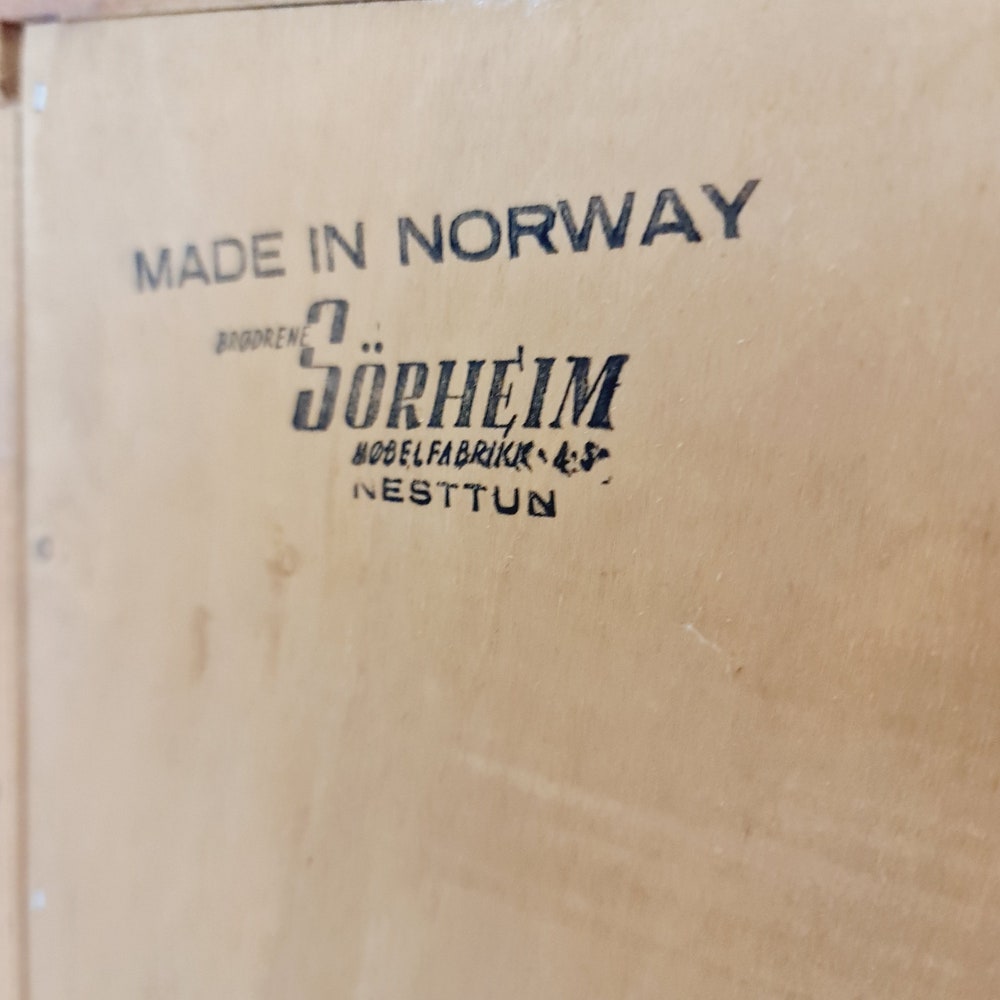 Mid-Century Modern Norwegian highboard, Sideboard for Sörheim MöbelFabrik Nesttun, 1960s - Image 11