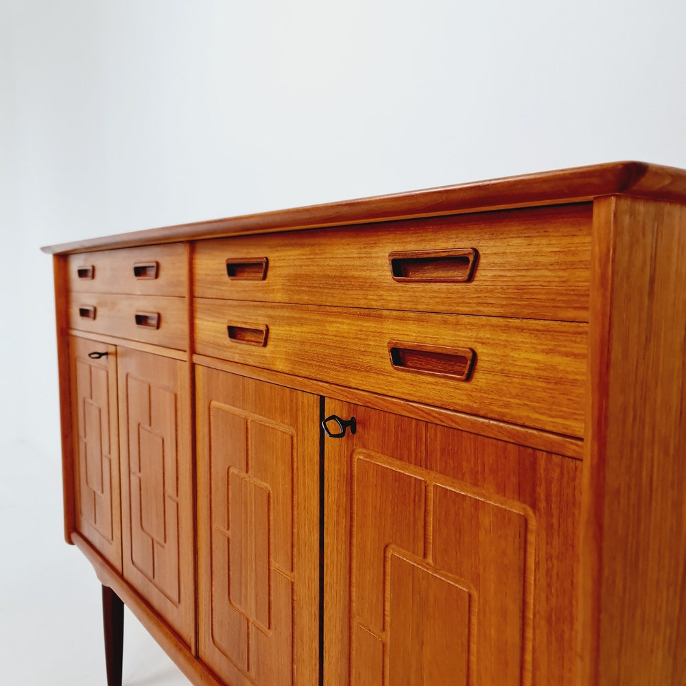 Mid-Century Modern Norwegian highboard, Sideboard for Sörheim MöbelFabrik Nesttun, 1960s - Image 4