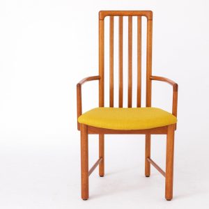 Vintage Armchair by Hans J. Frydendal for Boltinge Stolefabrik – Teak Wood Frame, Refurbished, 1970s