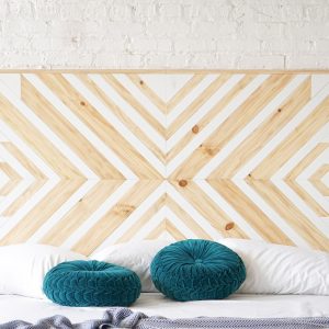 The Big Valley Headboard - Original Wall Art - Farmhouse Bed Board - Organic - Handmade in USA