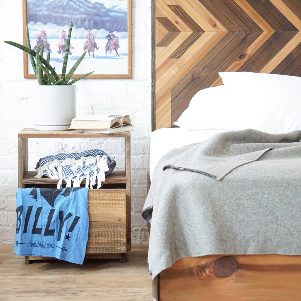 The Big Valley Headboard - Original Wall Art - Farmhouse Bed Board - Organic - Handmade in USA - Image 4