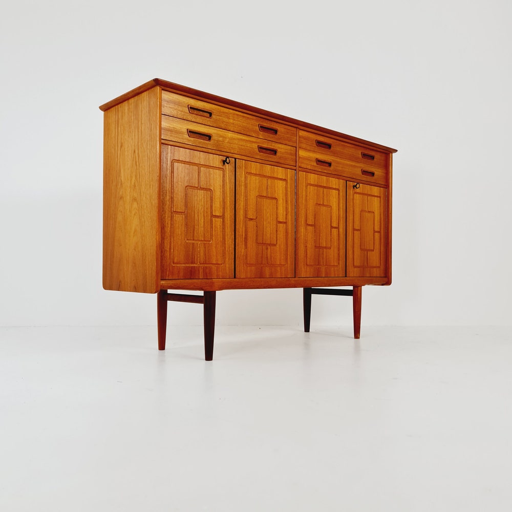Mid-Century Modern Norwegian highboard, Sideboard for Sörheim MöbelFabrik Nesttun, 1960s - Image 8