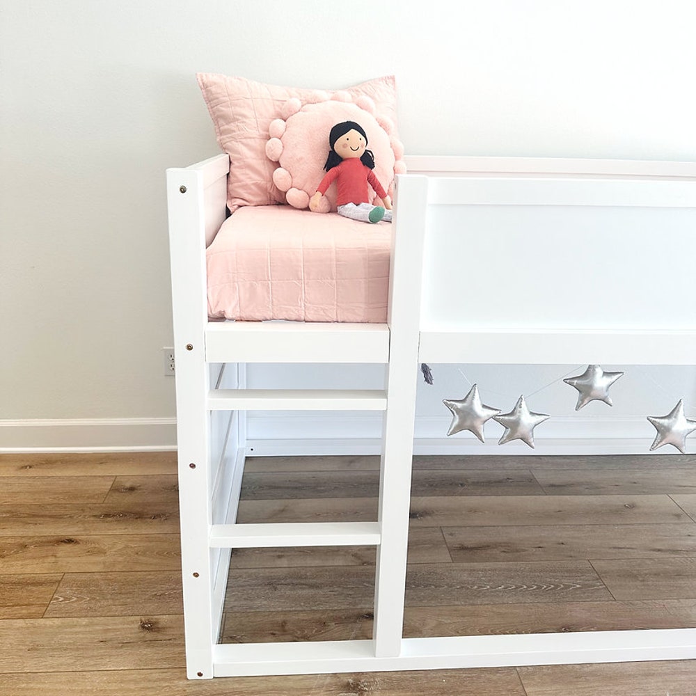 Ivy Twin Kids Canopy Bed | Convertible Loft Bed | Private Sleeping Space | Canopy Bed for Kids | Customizable Canopy - Image 9