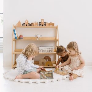 il_1000x1000.5297646130_1q93-1.jpg Set of Open Shelves: Toy Storage + Kid Clothing Rack, Toddler Nursery, Toys Shelf, Montessori Furniture, Open Shelf, Montessori Shelves