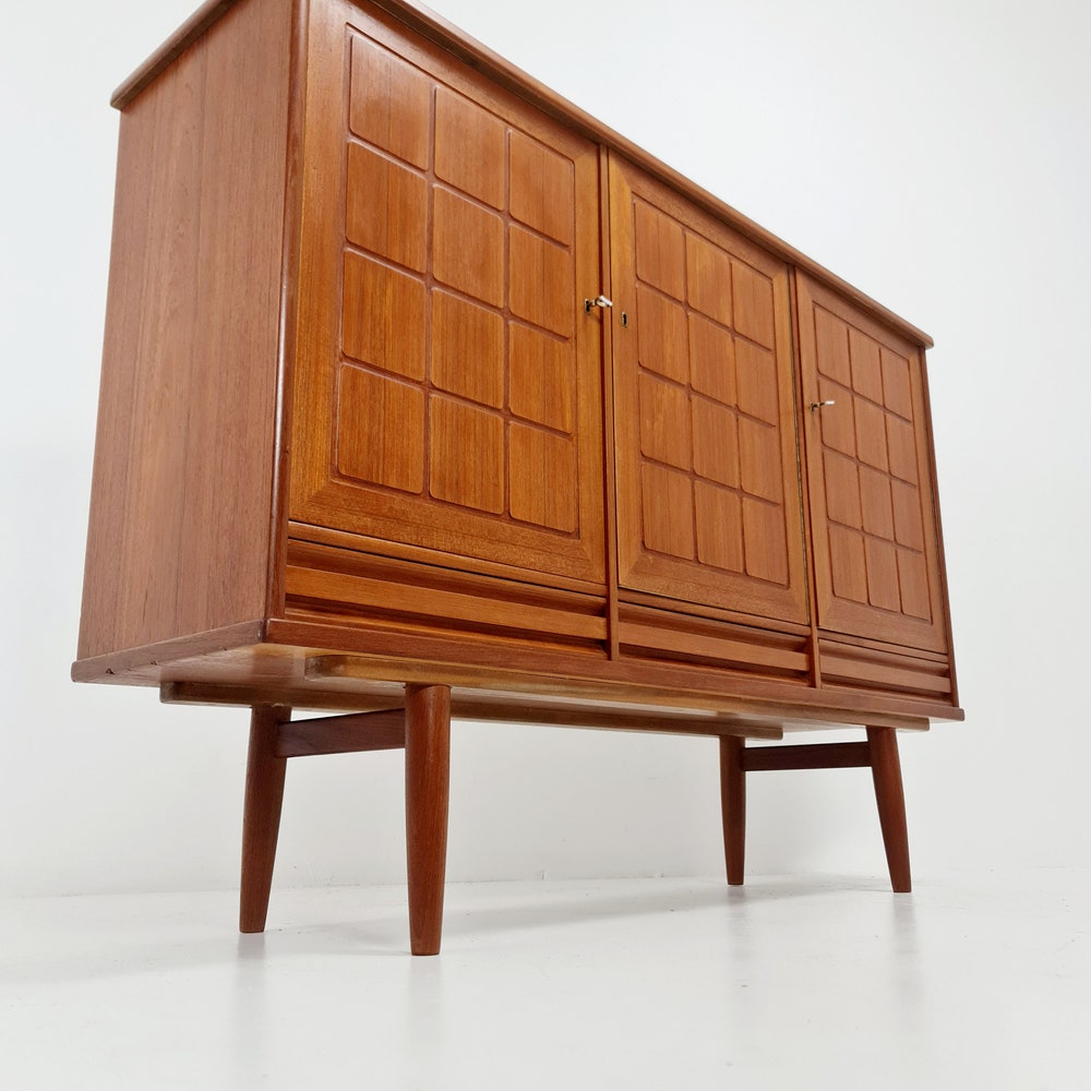 Mid-Century Modern Norwegian highboard, Sideboard for Sörheim MöbelFabrik Nesttun, 1960s - Image 8