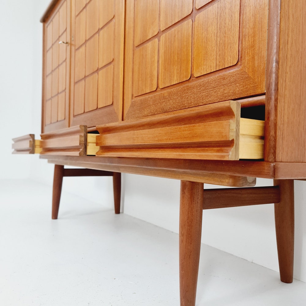 Mid-Century Modern Norwegian highboard, Sideboard for Sörheim MöbelFabrik Nesttun, 1960s - Image 5