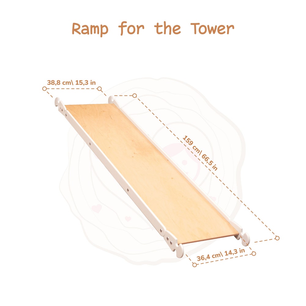 88x70" Baby Mobile Big Montessori Play Gym with Large Indoor Slide & Waldorf Soft Play Mat, Kids Furniture Home Gym Unique Gift, Babyzimmer - Image 4