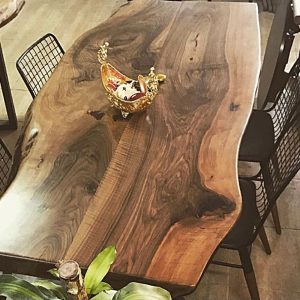 American Walnut Table, Live Edge Table, Walnut Table, Custom Table, Dinning Room Table, Garden Table, Kitchen Table, office table