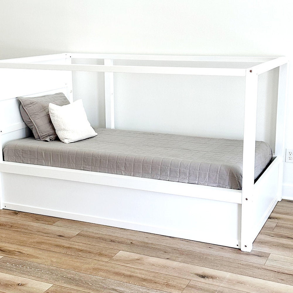 Ivy Twin Kids Canopy Bed | Convertible Loft Bed | Private Sleeping Space | Canopy Bed for Kids | Customizable Canopy - Image 6