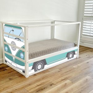 Ivy Twin Kids Canopy Bed | Convertible Loft Bed | Private Sleeping Space | Canopy Bed for Kids | Customizable Canopy