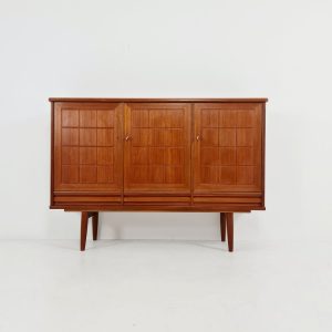 Mid-Century Modern Norwegian highboard, Sideboard for Sörheim MöbelFabrik Nesttun, 1960s