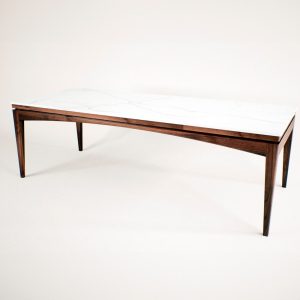 Art deco marble dinning table, farm house table, marble table, dinning room table, wood dinning table with marble top, mid century furniture