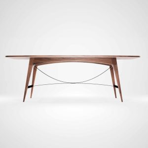 Modernist dining table - mid century modern dining table - kitchen & dining room table - oval dining table