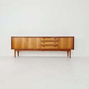 Mid Century Modern German Teak Sideboard by Bartels Möbel, 1960s