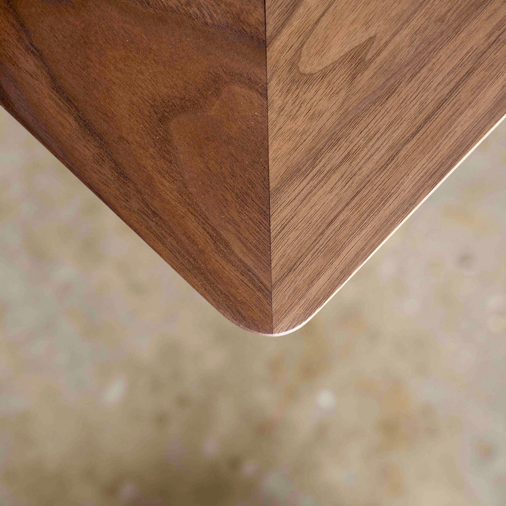 Bed No. 3.5 – Premium Handmade Solid Wood Bed Frame with Leather Upholstered Headboard | Customizable Design | Built to Last - Image 2