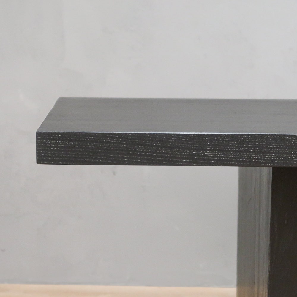 2-Level B&W Rectangular Coffee Table With Square Base - Image 3