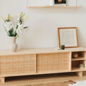 Solid wood TV cabinet for the living room - Galera