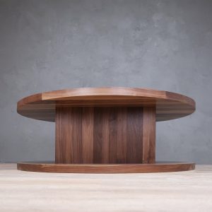 il_1000x1000.5390223117_eh67.jpg 2-Level Round Walnut Coffee Table With Square Base