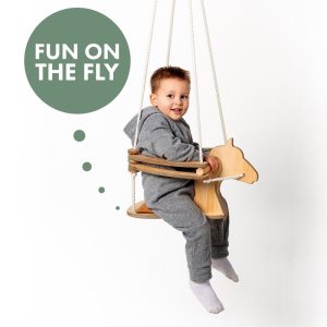 Gift for kids Hanging rocking horse - Outdoor toys, Baby horse swing, Toddler toys, Baby gym, baby swing horse, Toddler swing name puzzle