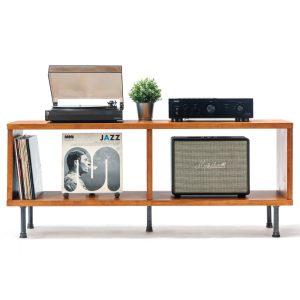 Industrial end table, reclaimed wood table,rustic end table, rustic night stand, pipe and wood end table, farmhouse table